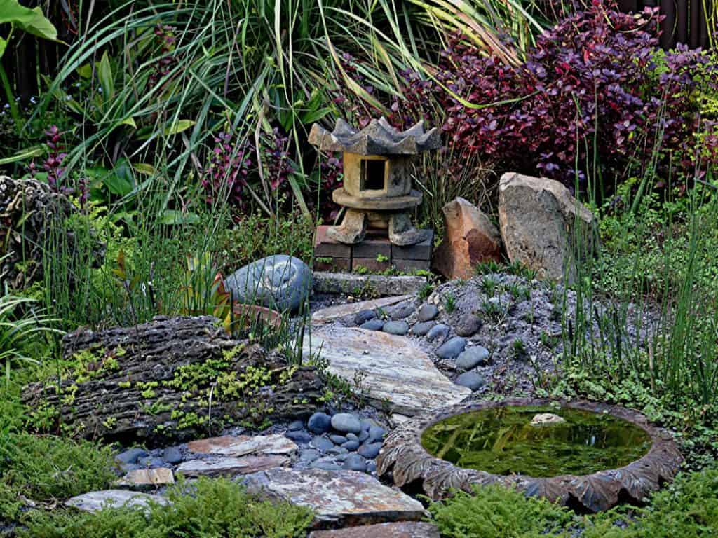Japanese rock garden