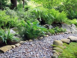 River-rock-garden