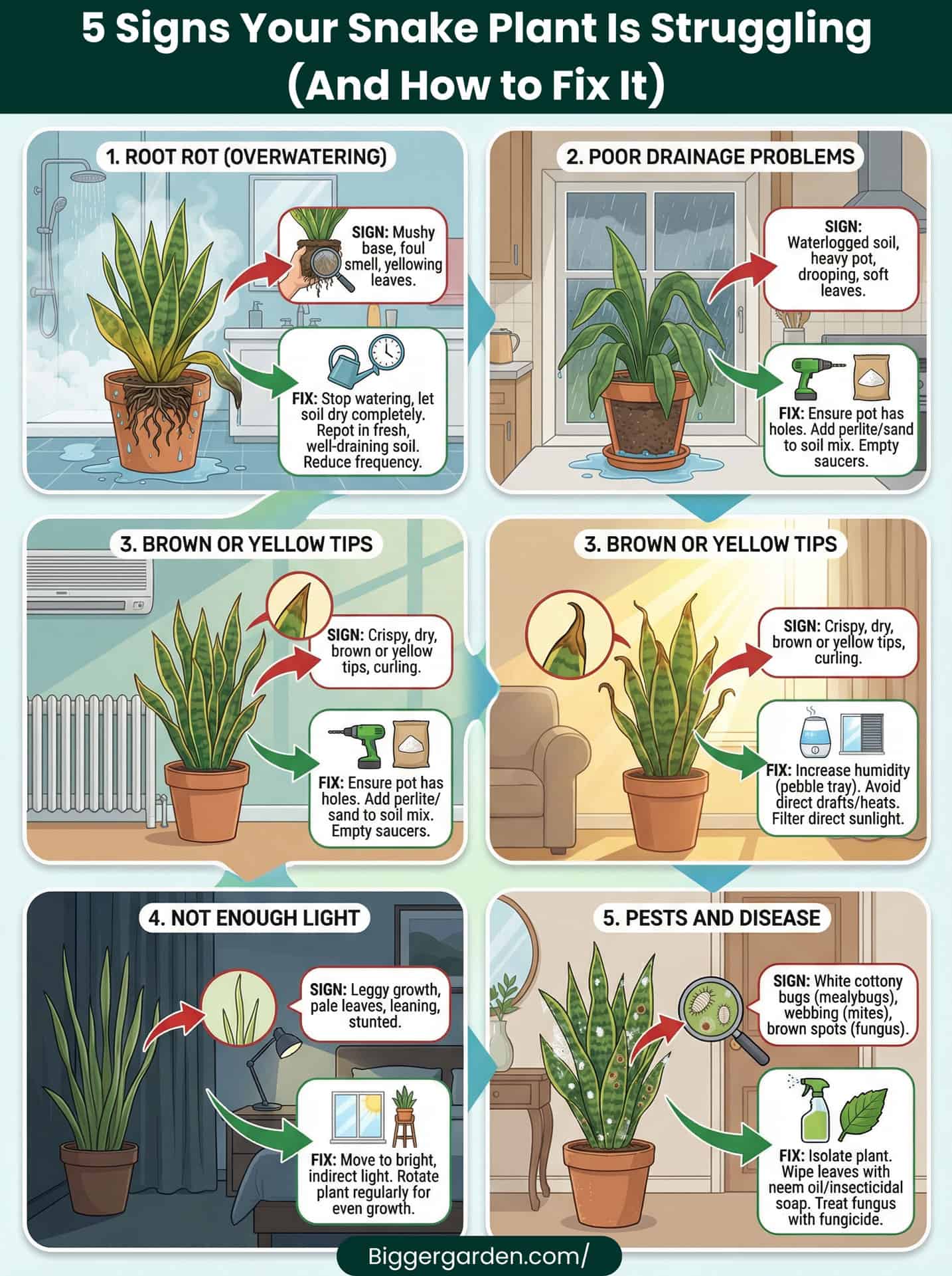5 Signs Your Snake Plant Is Struggling And How to Fix I