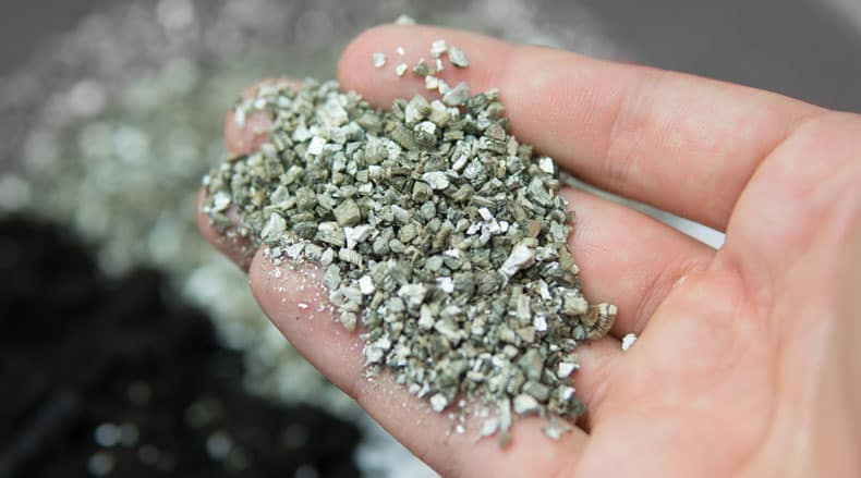 Separated vermiculite