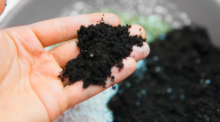 Well composted organic material