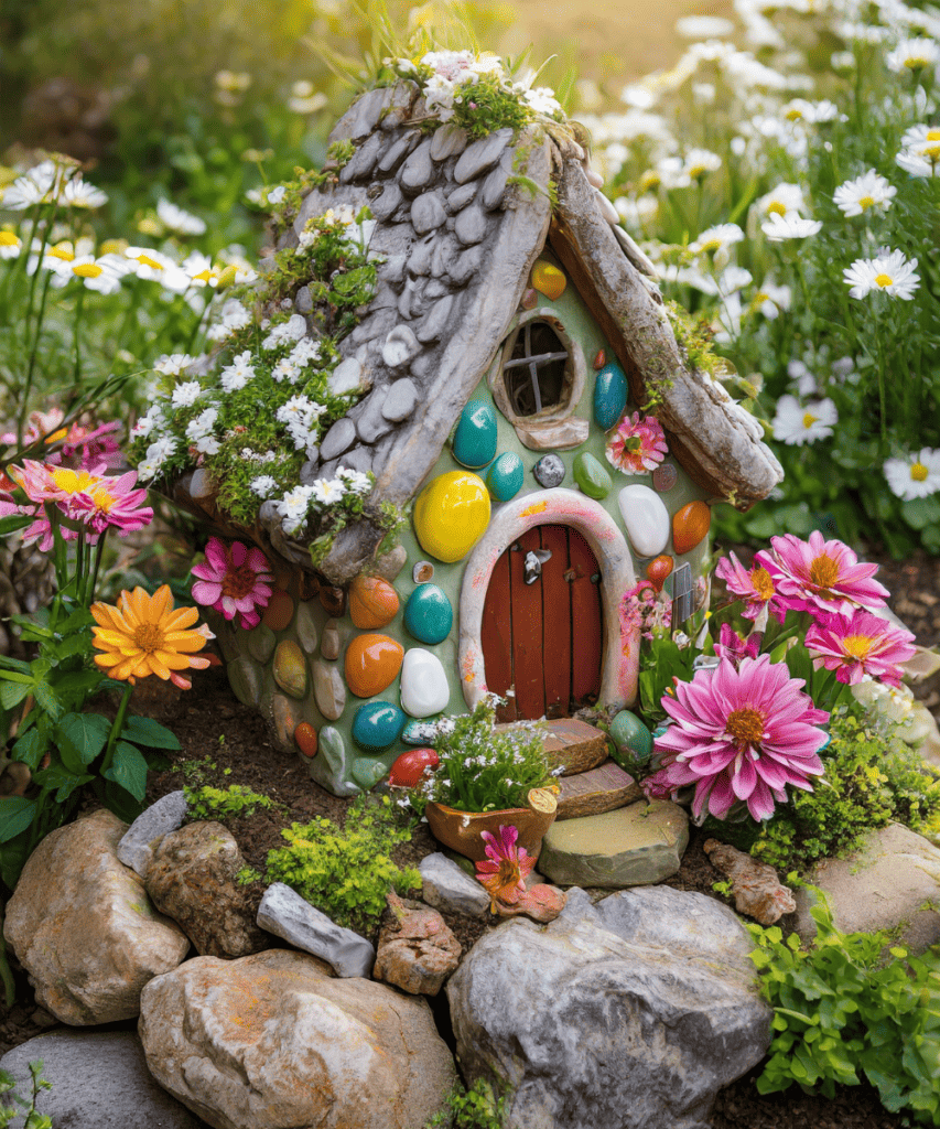 Fairy Garden painted rocks