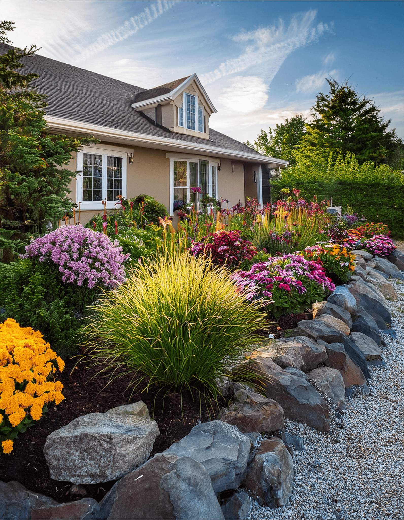 Front Yard Landscaping Ideas to Transform Your Home's Curb Appeal (2026), image size:1592x2048