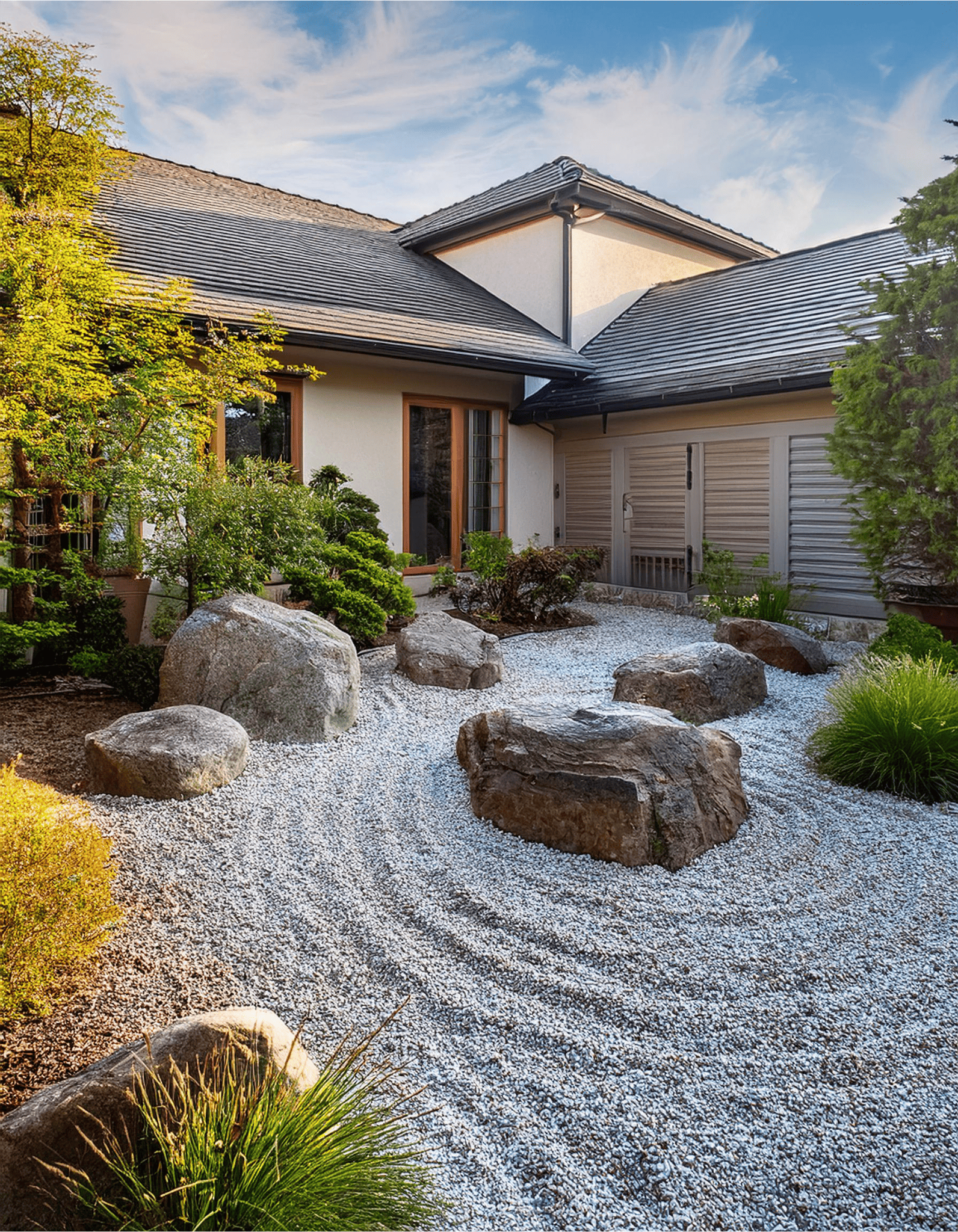 Zen rock garden