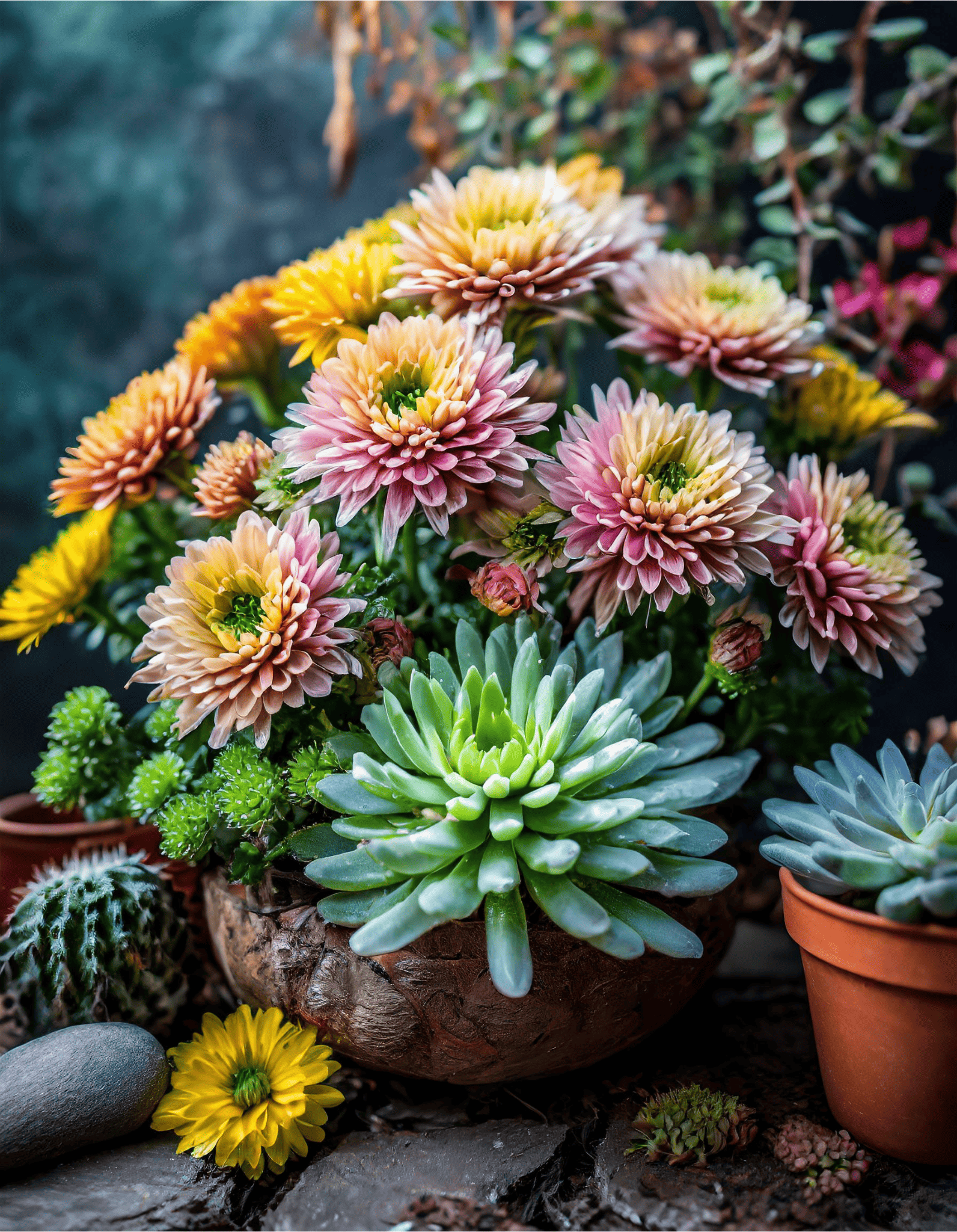 11 Creative Fall Arrangement Ideas to Showcase Mums in Your Garden ...