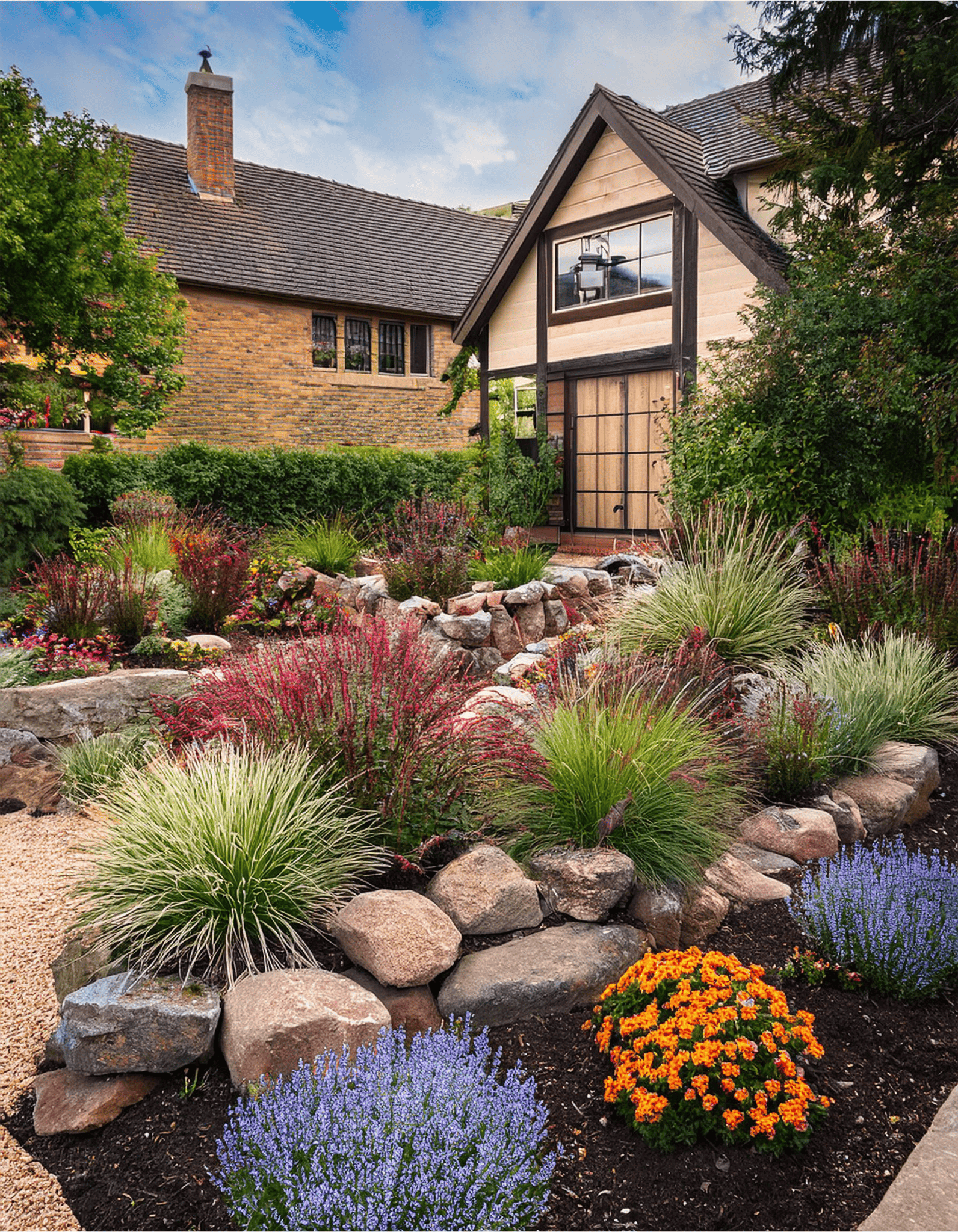 How to Make a Japanese Zen Garden with Landscape Rock | Southwest, image size:1592x2048