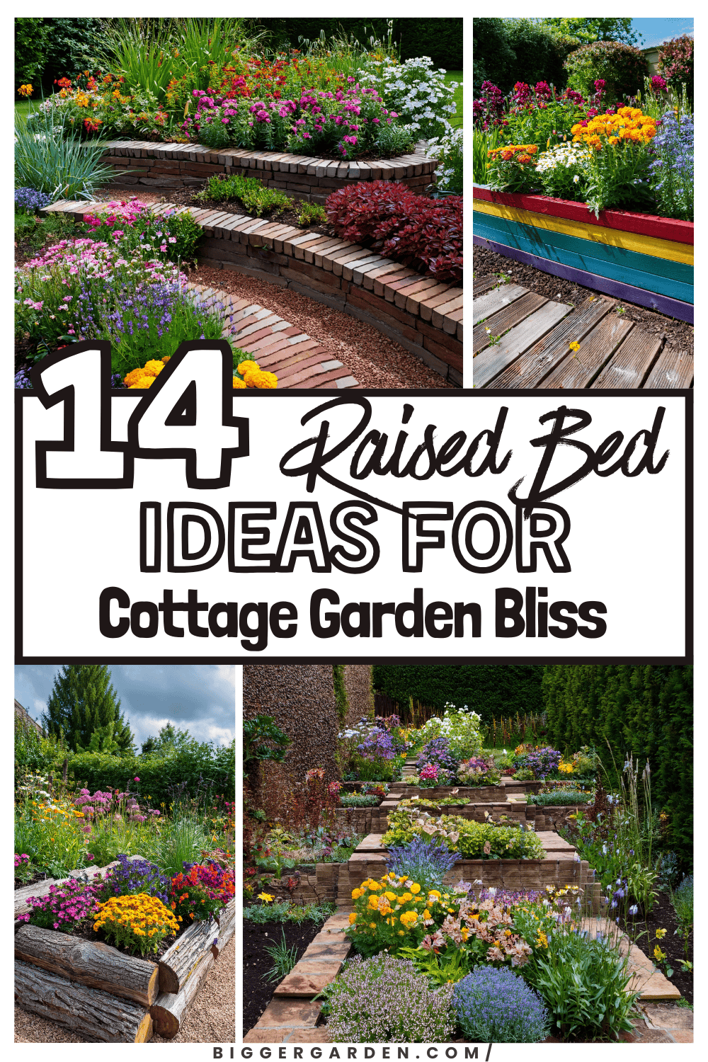 14 Raised Bed Ideas for Cottage Garden Asthetics | Bigger Garden