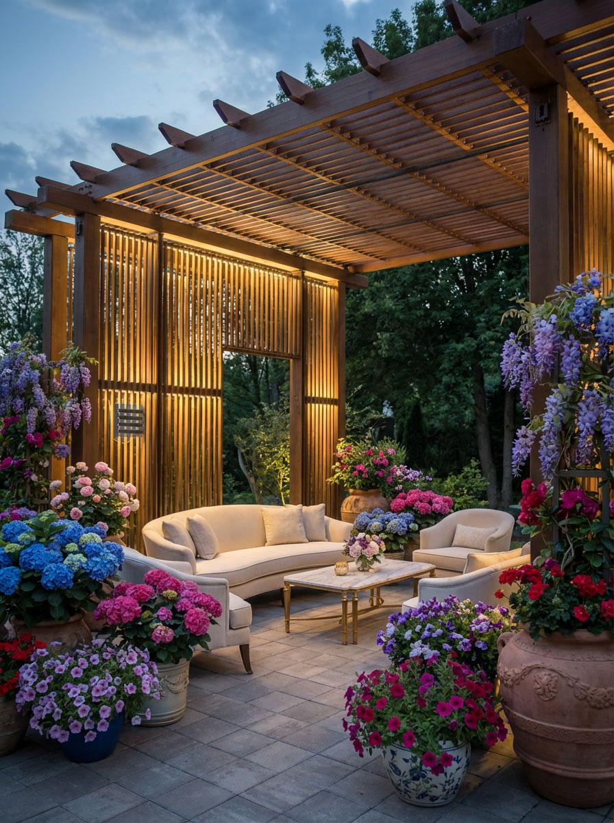 22 Elegant Pergola Lighting Ideas To Captivate the Evening