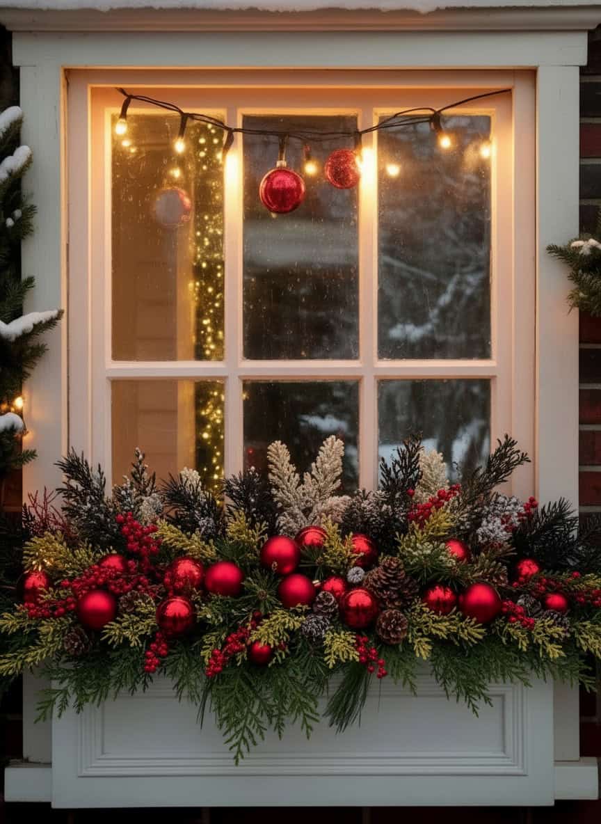 11 christmas windowbox planter