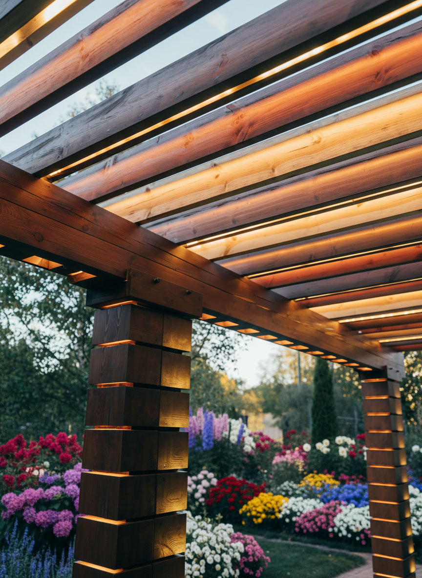 3 Pergola lights