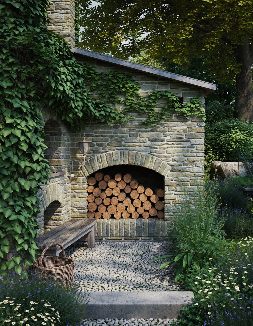 1 Firewood storage