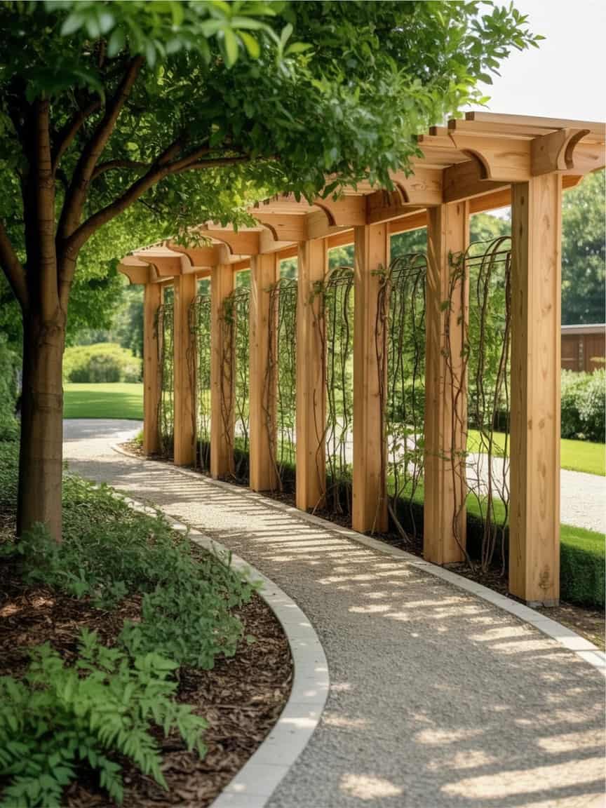 10 Pergola Privacy Wall