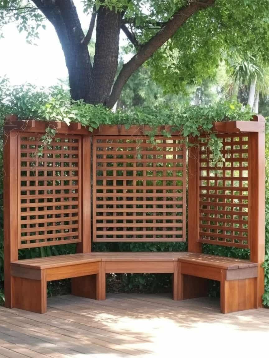 11 Pergola Privacy Wall