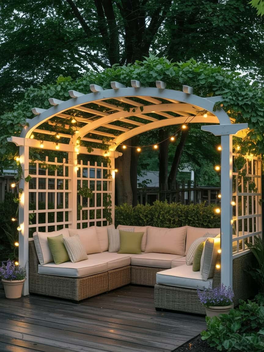 12 Pergola Privacy Wall