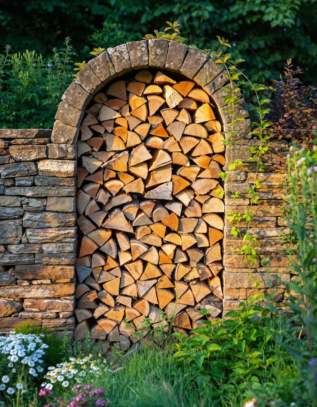 14 Firewood storage