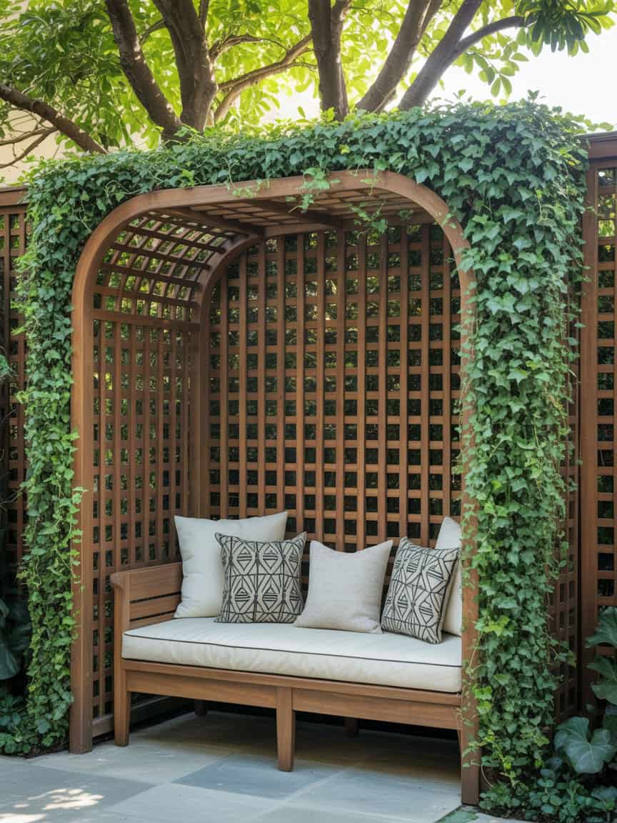 16 Pergola Privacy Wall