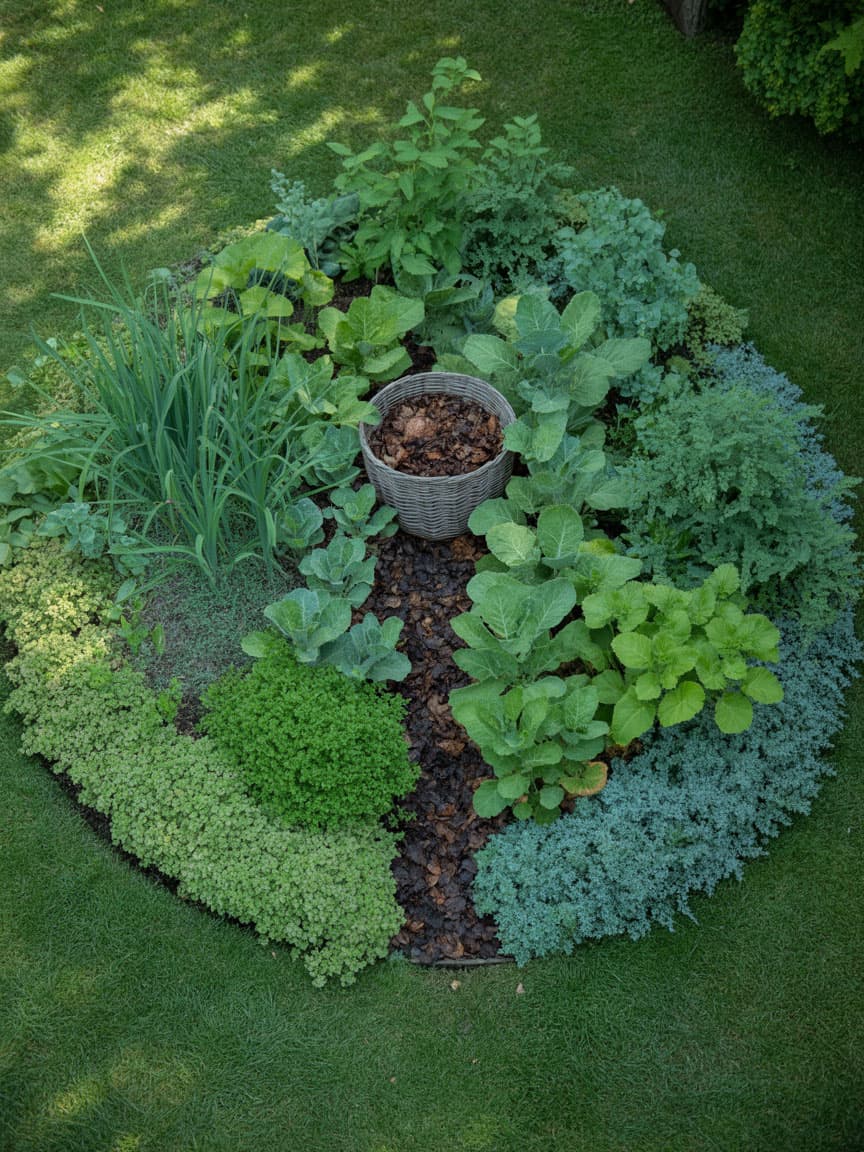 5 Keyhole garden