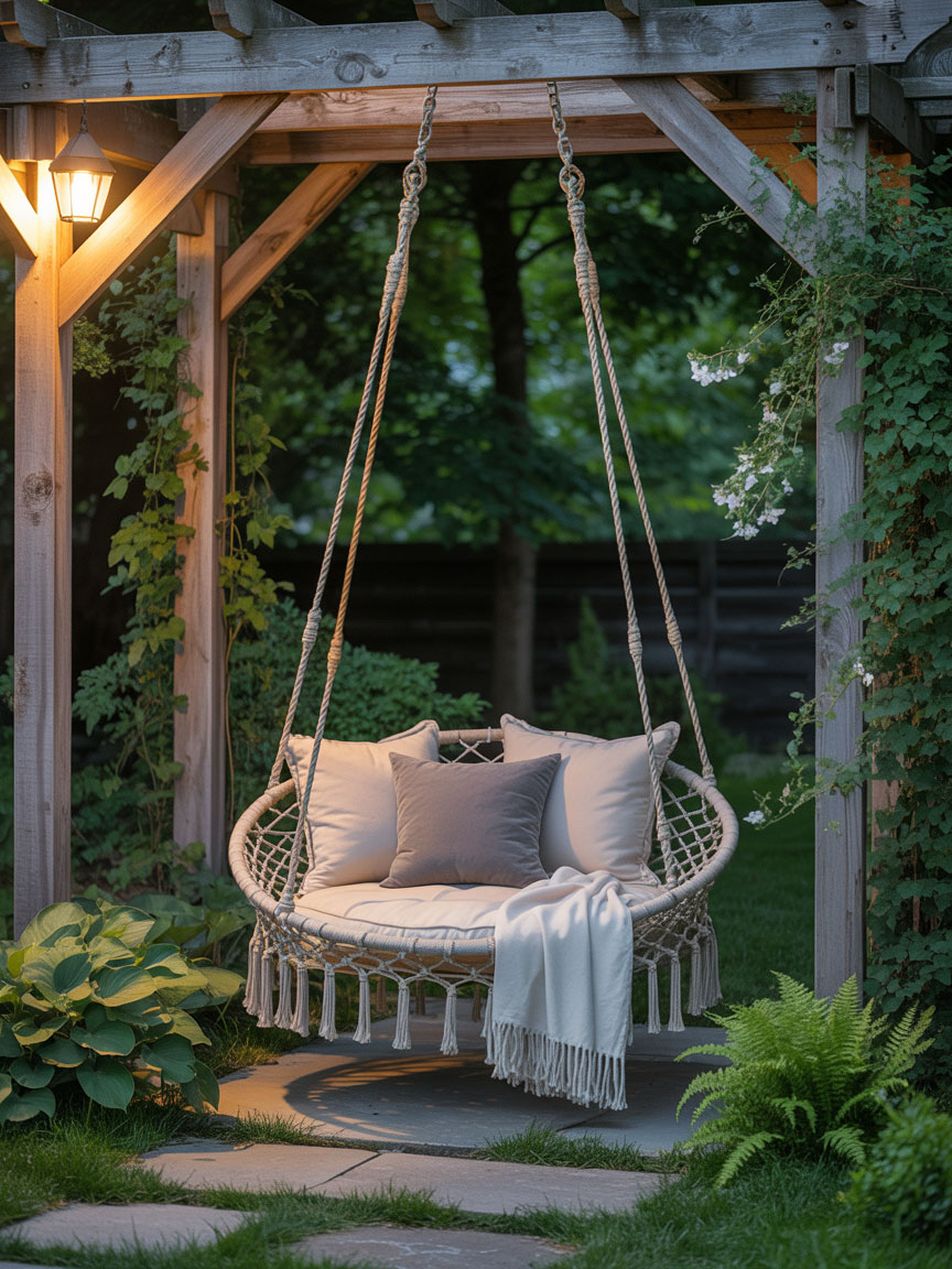 Pergola reading nook 9