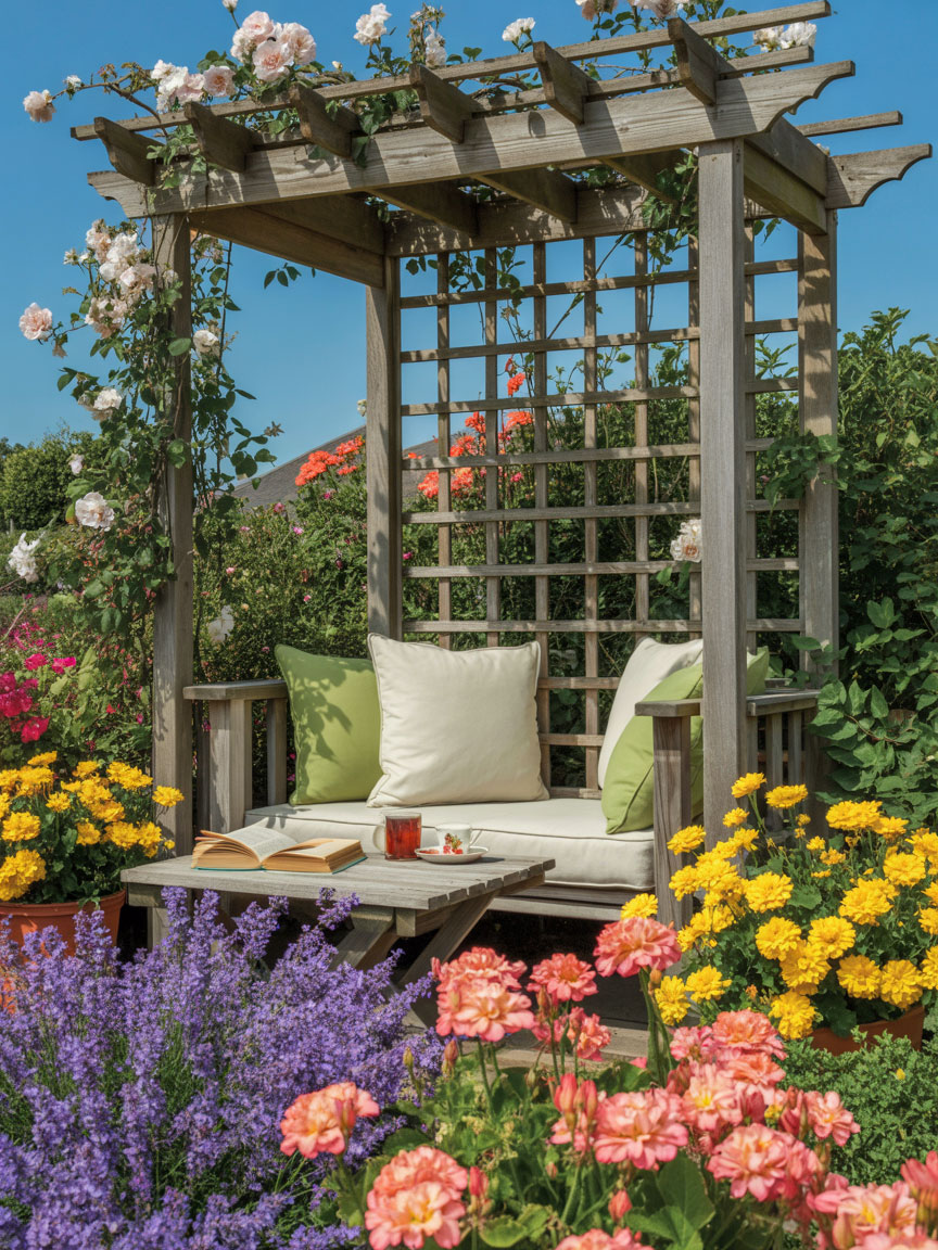 Pergola reading nook10