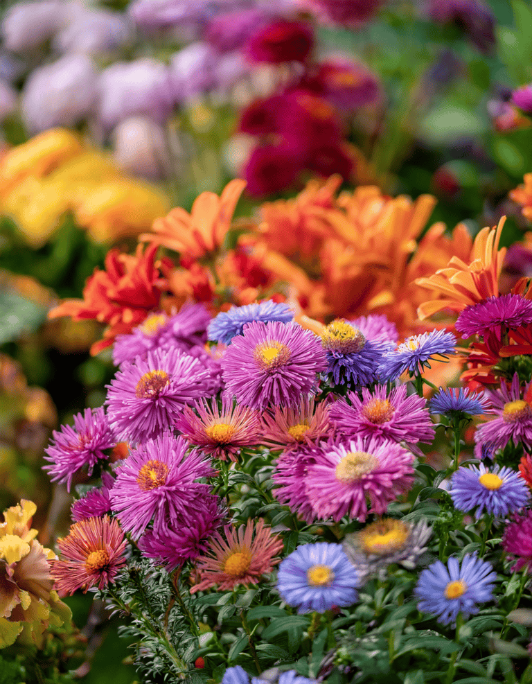 The Seamless Garden: 10 Companion Plants to Pair with Asters for Non-Stop Color