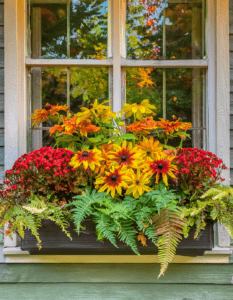 12 Fall Window Box Ideas for a Colorful Autumn Display