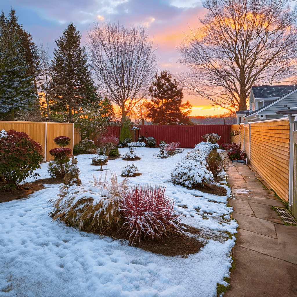 Mild snow from winter