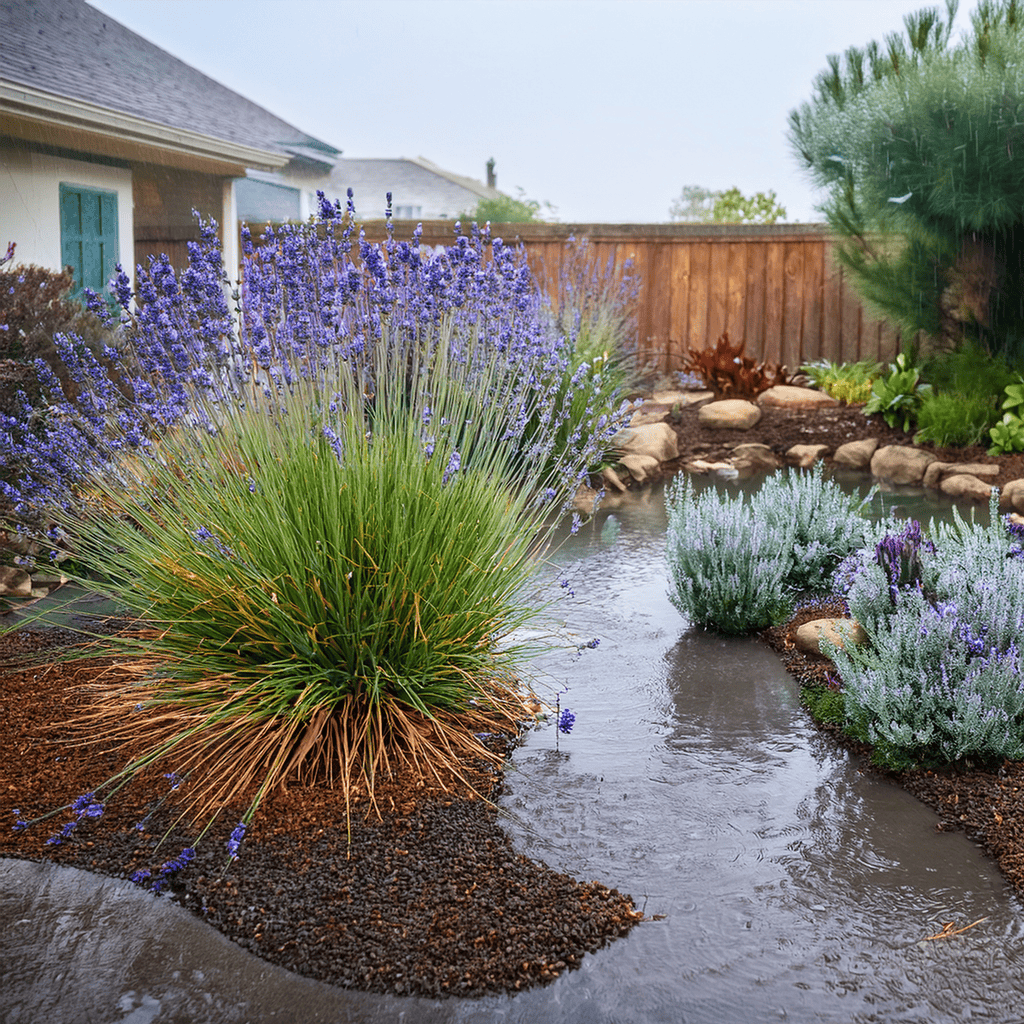 Wet texas garden