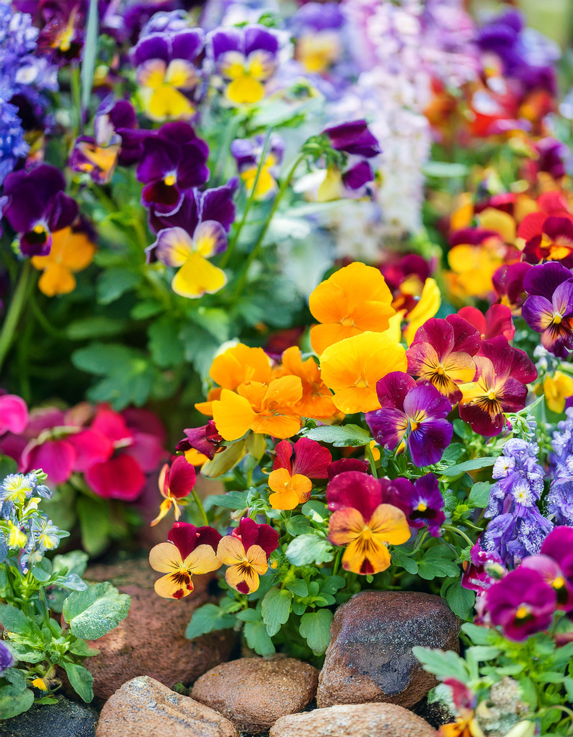 Viola flowers